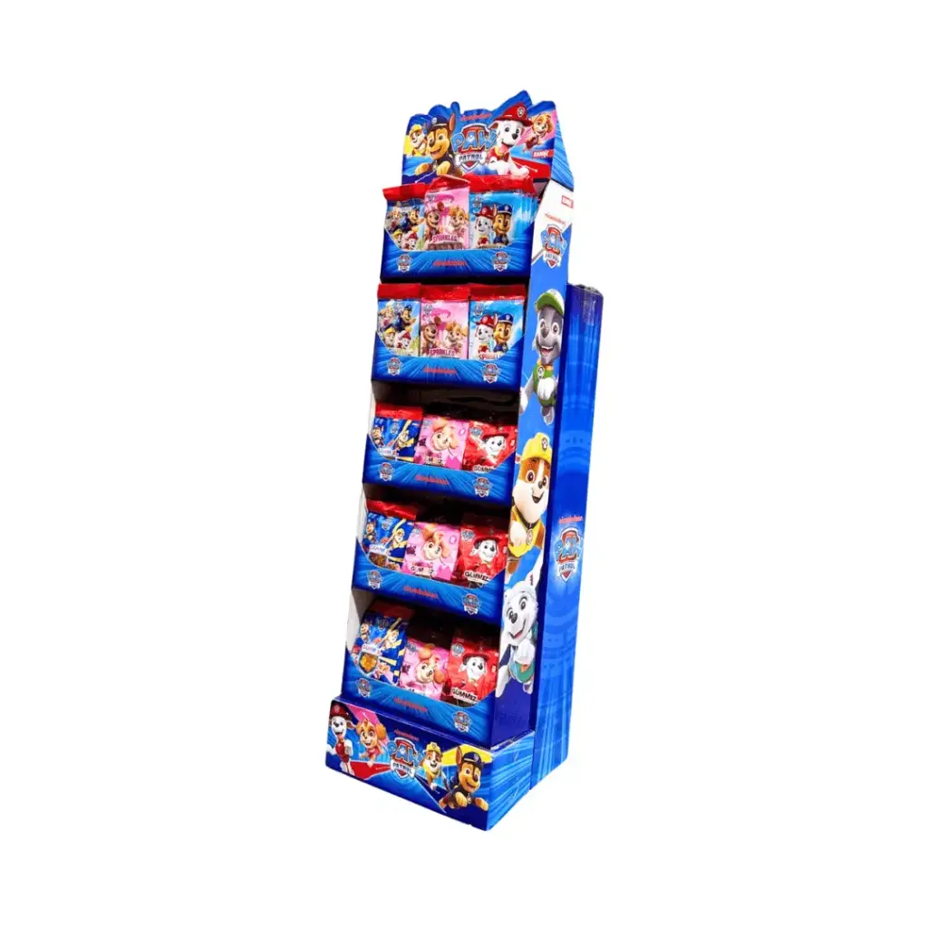 Nickelodeon Sparkles & Gummiz Paw Patrol Mixed Stand 144x80gm