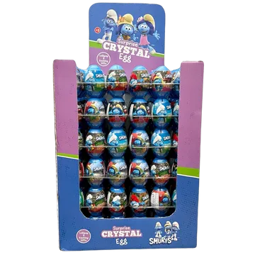 Smurfs Surprise Crystal Egg 144x16gm (Floor Display)