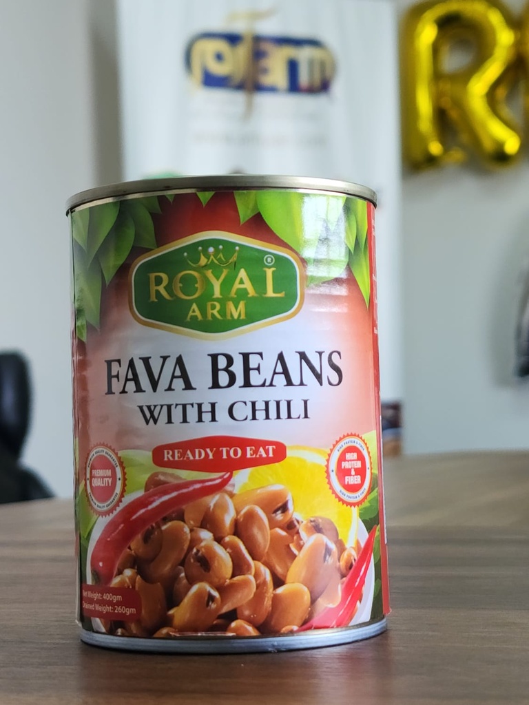 FAVA BEANS WITH CHILLI 24X400 GM