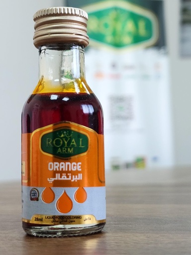 ORANGE FOOD COLOUR LIQUID 12X12X28 ML