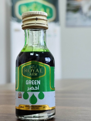 GREEN FOOD COLOUR LIQUID 12X12X28 ML