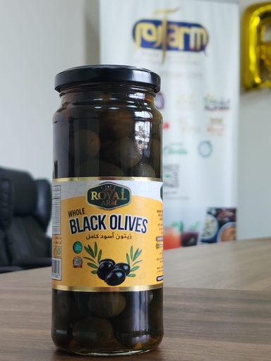 WHOLE BLACK OLIVES-G.JAR 12X340 GM