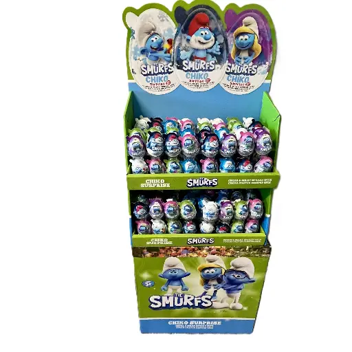 Smurfs Chiko Surprise Egg 128x20gm (Floor Display)