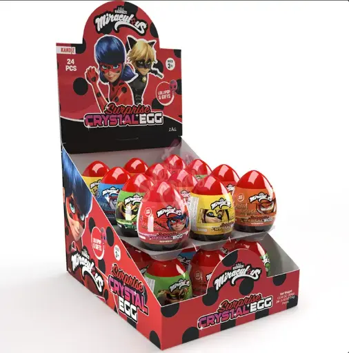 Miraculous Chiko Surprise Egg 96x20gm (Shelf Display)