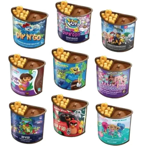 Nickelodeon Dip N Go 144x55gm (Floor Display)