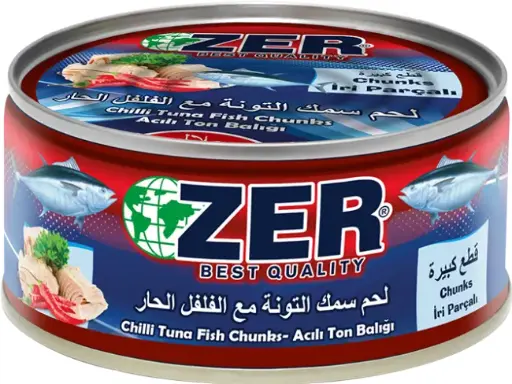 Zor Tuna Fish Chunks Chilli 24x160gm (10+1Free)