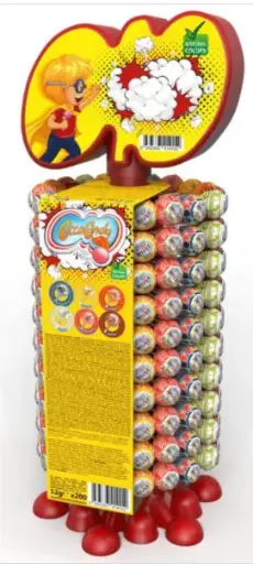 Coccocandy Flavored Lollipop Mix Fruit 200x12gm
